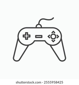 Game controller isolated icon. vector illustration.