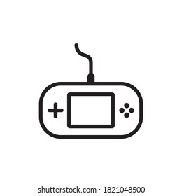 Game Controller, Joy Stick Flat Icon Design Vector Template Illustration