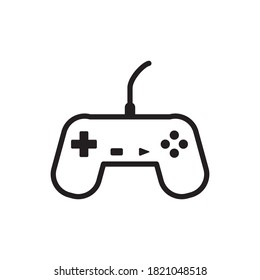 Game Controller, Joy Stick Flat Icon Design Vector Template Illustration