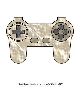 game controller or joystick console keypad icon