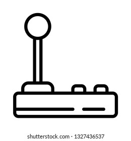 game controller line icon 