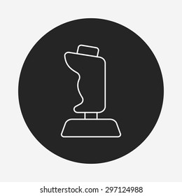 game controller line icon