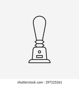 game controller line icon