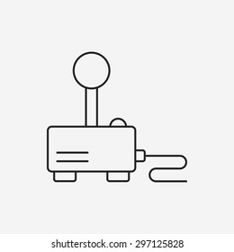 game controller line icon