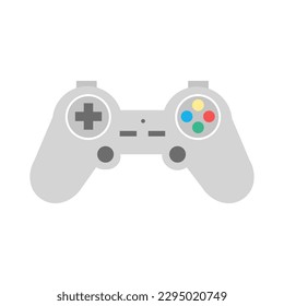 game controller line vector icon isolated on white eps 10
