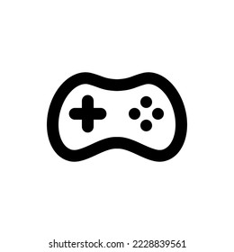 Game controller, line web or mobile interface vector icon