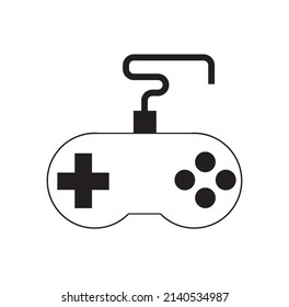 Game controller outline icon. linear style sign for mobile concept and web design. 