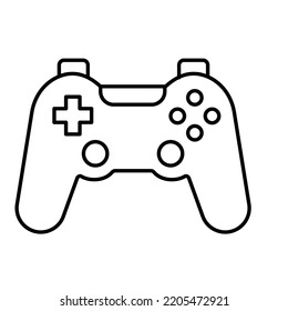 Game controller Outline Vector Icon which can easily modify or edit

