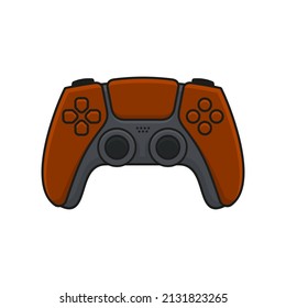 Game Controller. Red Joystick Icon. Gamepad for Game Console. Vector