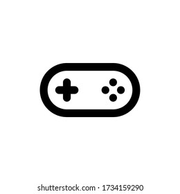 Game controller sign and symbol for website design or template design. Vector illustration icon.
