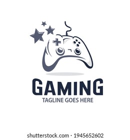 Game controller Star e sport logo Premium Vector Illustration