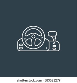 Game controller - steering wheel