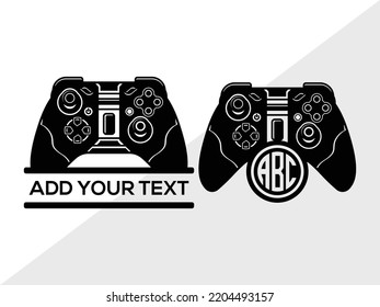 Game Controller SVG Printable Vector Illustration