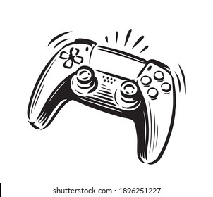 New game controller or joystick with soft color background 7945849 Vector  Art at Vecteezy