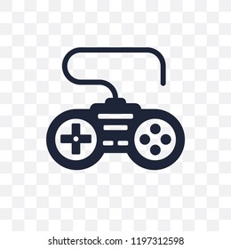 Game controller transparent icon. Game controller symbol design from Entertainment collection.