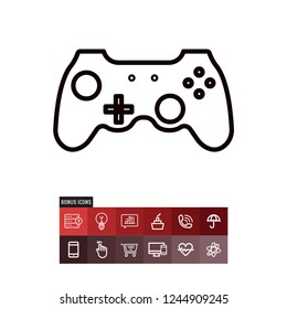 Game controller vector icon