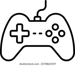 Game Controller vector icon. Can be used for printing, mobile and web applications.