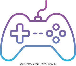 Game Controller vector icon. Can be used for printing, mobile and web applications.