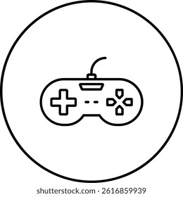 Game Controller vector icon. Can be used for printing, mobile and web applications.