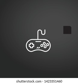 Game Controller vector icon. Game Controller concept stroke symbol design. Thin graphic elements vector illustration, outline pattern for your web site design, logo, UI. EPS 10.