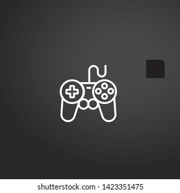 Game Controller vector icon. Game Controller concept stroke symbol design. Thin graphic elements vector illustration, outline pattern for your web site design, logo, UI. EPS 10.