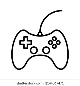 game controller vector icon. joystick icon. technology and entertainment. vector illustration on white background
