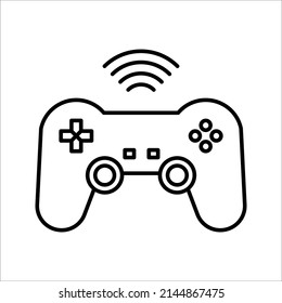 game controller vector icon. joystick icon. technology and entertainment. vector illustration on white background