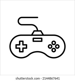 game controller vector icon. joystick icon. technology and entertainment. vector illustration on white background