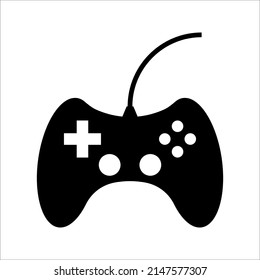game controller vector icon. joystick icon. technology and entertainment. vector illustration on white background