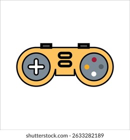 game controller vector icon line template