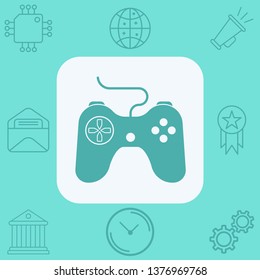 Game controller vector icon sign symbol