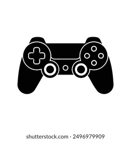 game controller vector icon symbol isolated on a white background