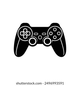 game controller vector icon symbol isolated on a white background