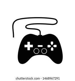 Game controller vector icon. Video game console. Joystick icon illustration for mobile and web concept
