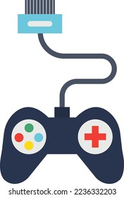 Game controller Vector Icon which is suitable for commercial work and easily modify or edit it

