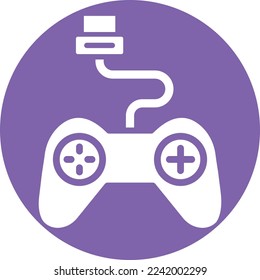 Game controller Vector Icon which is suitable for commercial work and easily modify or edit it
