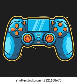 
Game Controller Vector Illustration on Isolated Background