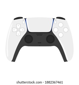 Game controller in vector for a new generation of game console. Gamepad illustration.
