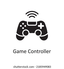 Game Controller vector solid Icon Design illustration. Miscellaneous Symbol on White background EPS 10 File