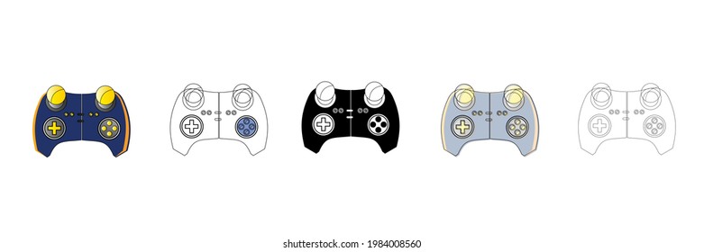 game controller vector type icon