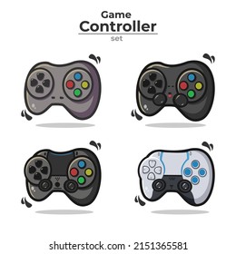 Game controller,joystick,game pad, vector illustration flat design can be used as icon, additional graphic, etc. 