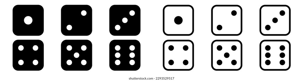 Game cubes icon set simple design