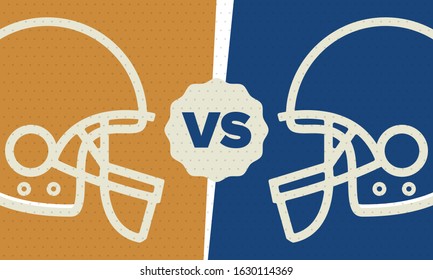 Game Day. American football playoff. Football Party in United States. Final game of regular season. Professional team championship. Ball for american football. Sport poster design. Vector illustration