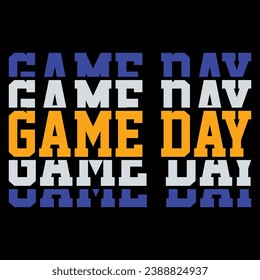 Game Day Baseball T-shirt Design