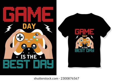  game day is the best day t shirt, Funny gaming t shirt
