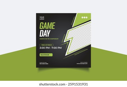 Game Day Championship Event Flyer Template