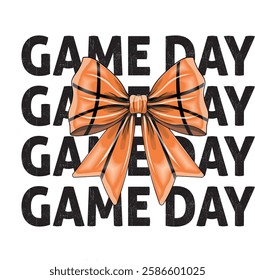 Game day coquette bow and bolt Basketball, Basketball player , Basketball Name, Basketball Team , Coquette bow