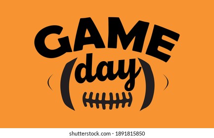 Game Day - Football Vector And Clip Art
