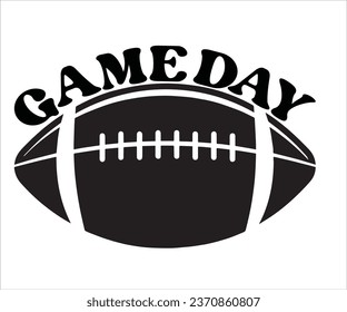 Game Day Svg, Cut Files, Football Cut File For Cricut, Football T-Shirt, Football Svg, Soccer Ball, Soccer Team, Soccer Designs, Love Football, Funny Footbal Sayings, Game Day  svg