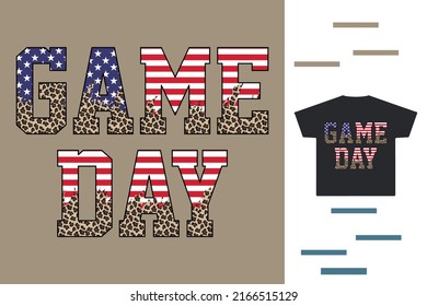 Game Day t Shirt für Mama